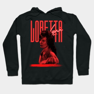 Loretta lynn///original retro Hoodie